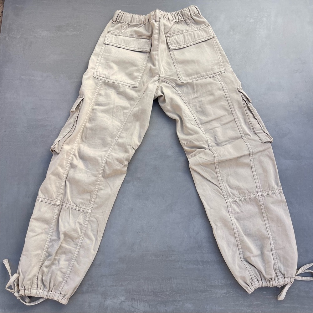 Low-rise Drawstring Cargo Pants - Picture 4 of 4